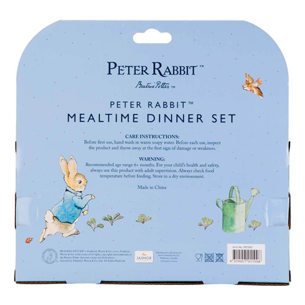 Peter Rabbit 3 piece Melamine Dinner Set