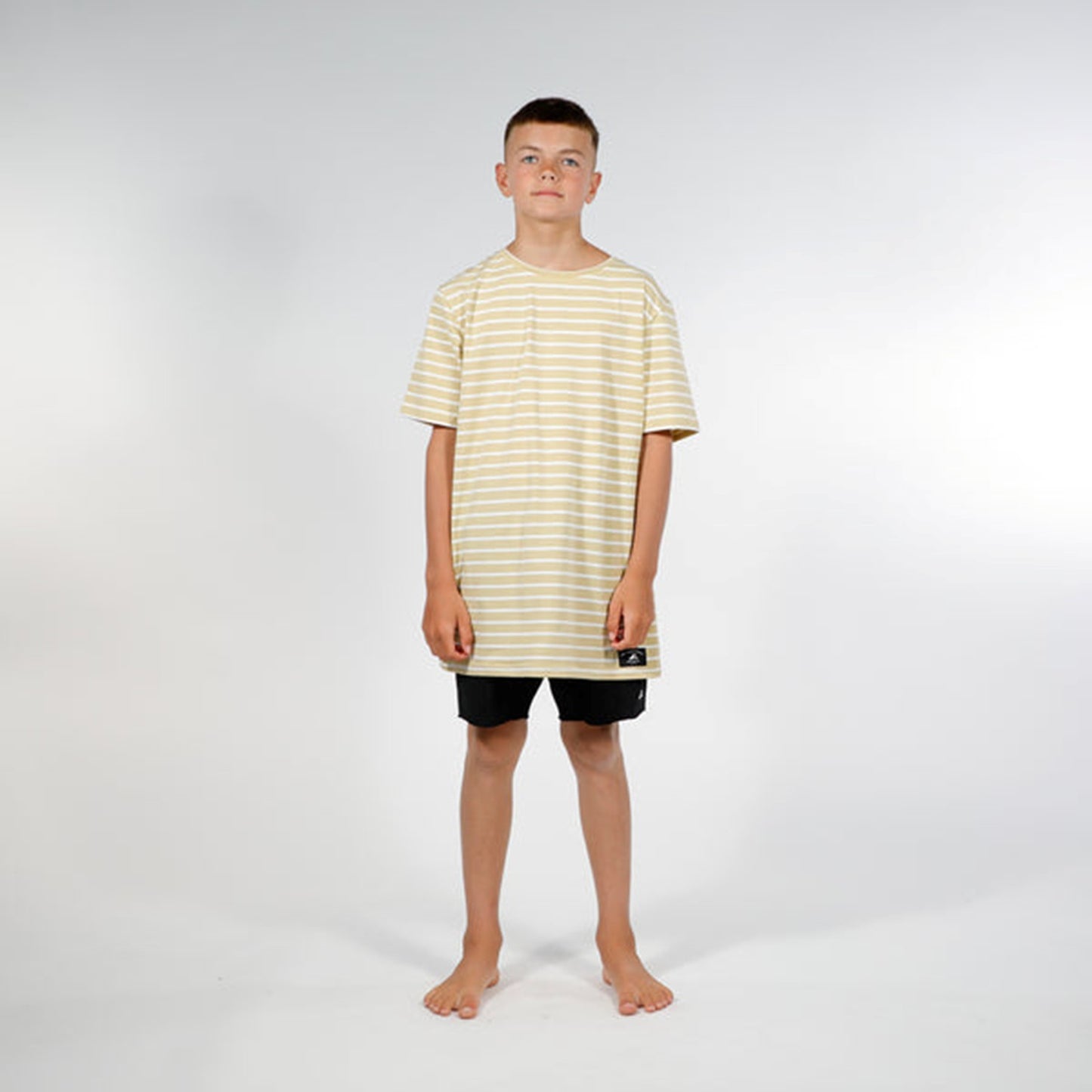 Classics Tee Gold White Stripe