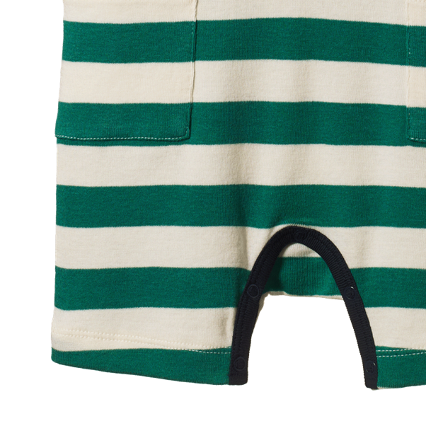 Camper Suit Peppermint Navy Stripe