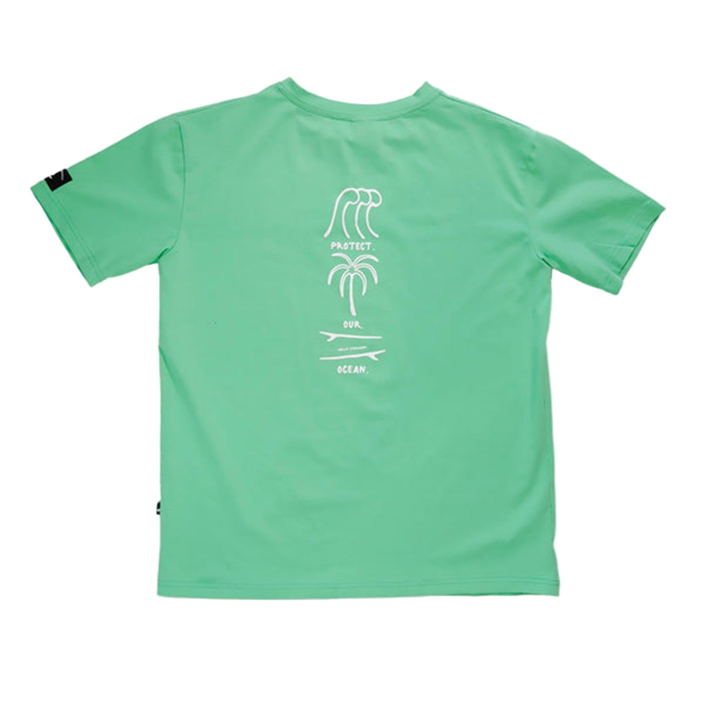Box Tee Protect Our Ocean Green