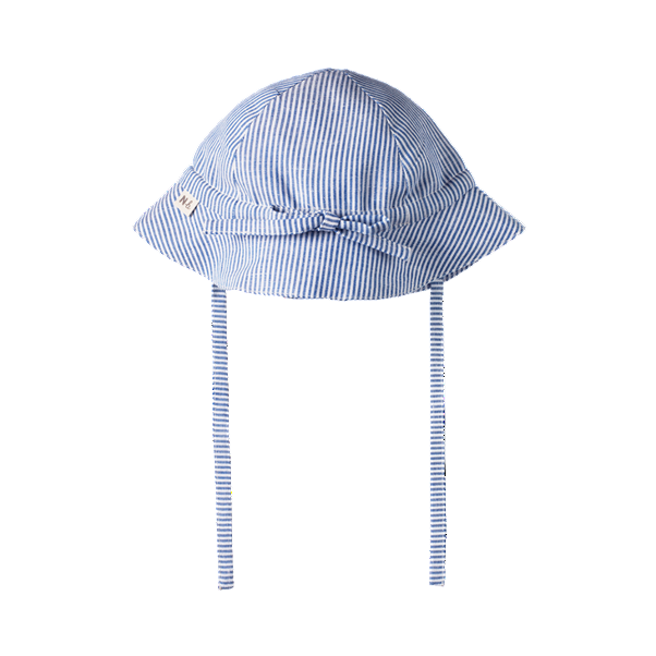 Sunhat Linen Blue Stripe