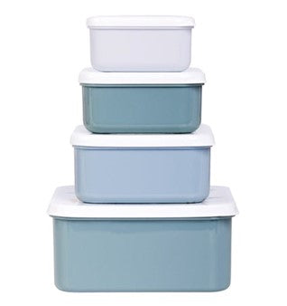 Snack Boxes, set of 4 - Ocean