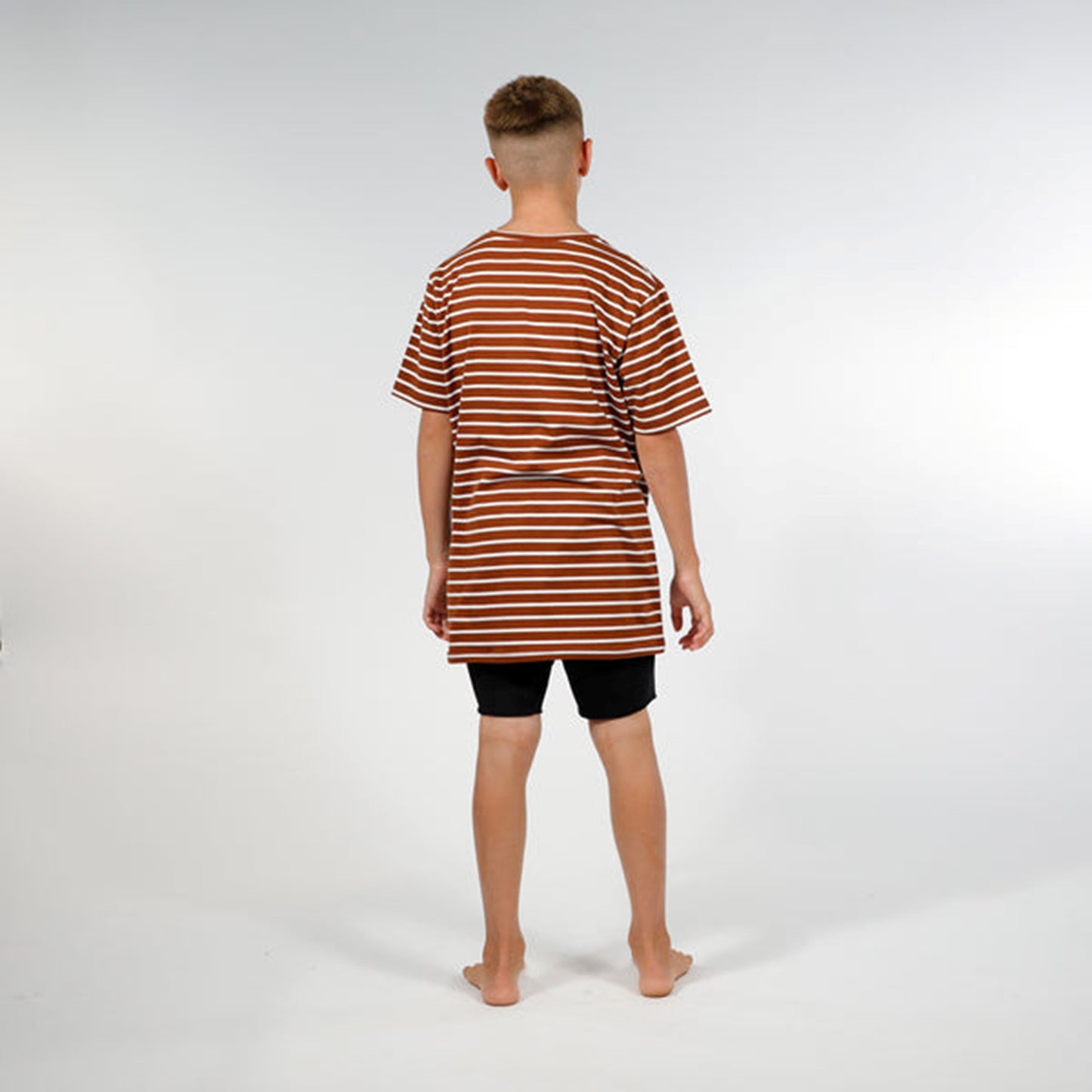 Classics Tee Brown Stripe