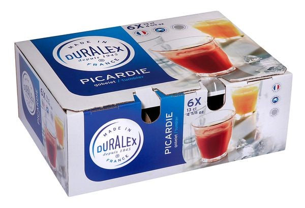 Picardie Clear Tumbler 130ml Set/6