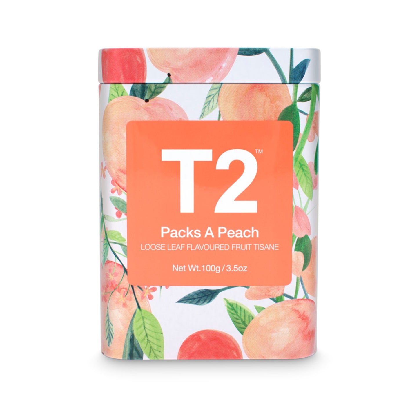 T2 Limited Tin Packs a Peach
