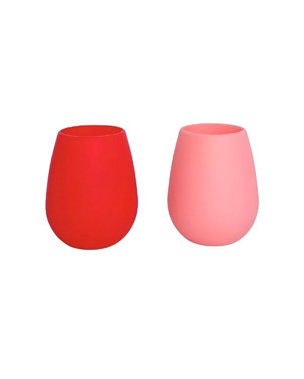 Fegg Silicone Glasses - Cherry + Blush