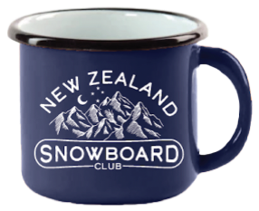 Enamel Mug Snowboard Club