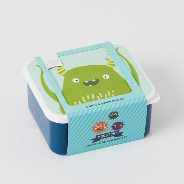 Snack Boxes, set of 4 - Monsters