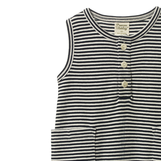 Camper Suit Navy Stripe