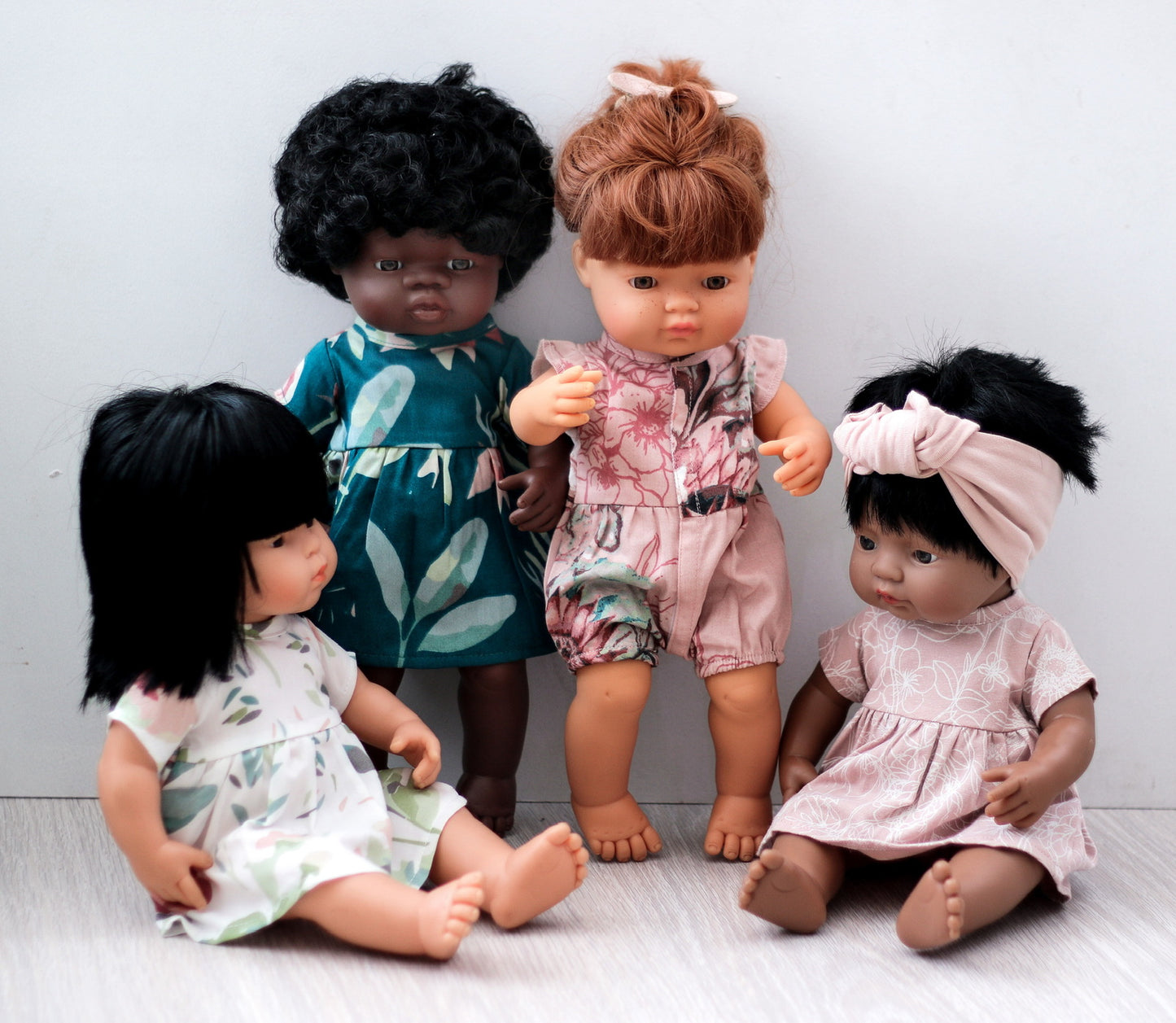 Dolls Romper - Tropical Bouquet for 38cm Doll
