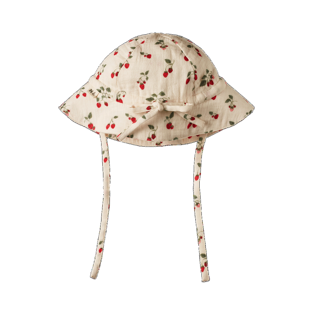 Muslin Sunhat Strawberry Blush