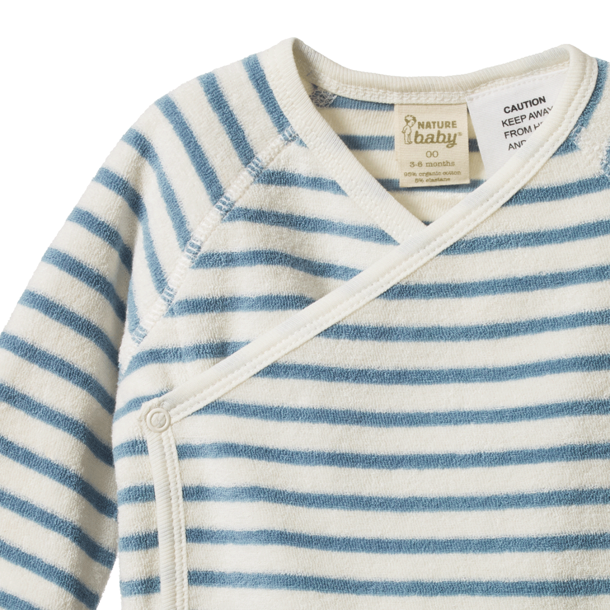 Kimono Jacket Terry Powder Blue Sailor