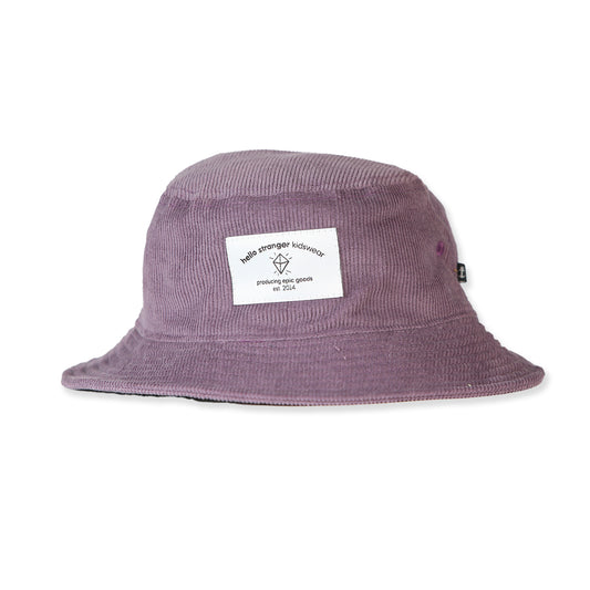 Bucket Hat - Purple Cord