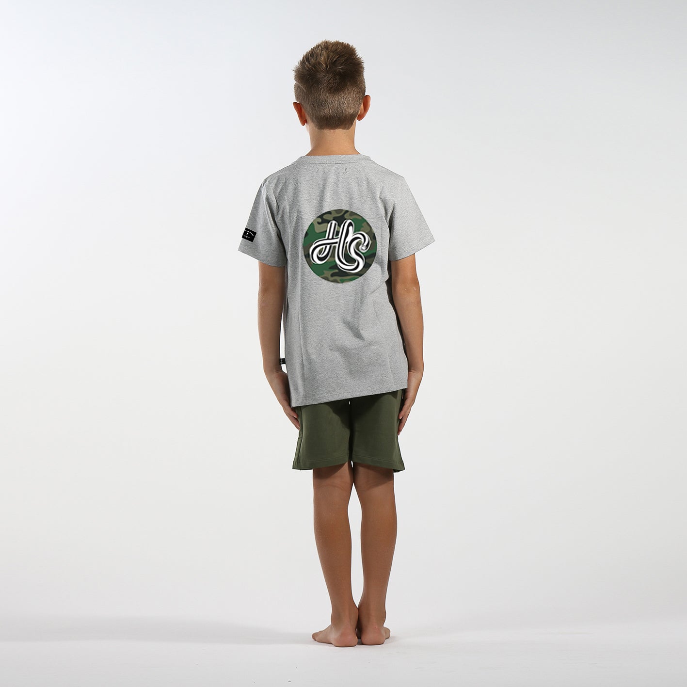 Hello Stranger 'HS' Tee - greymarle