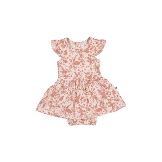 Flutter Baby Dress Bodysuit - Flower Splash