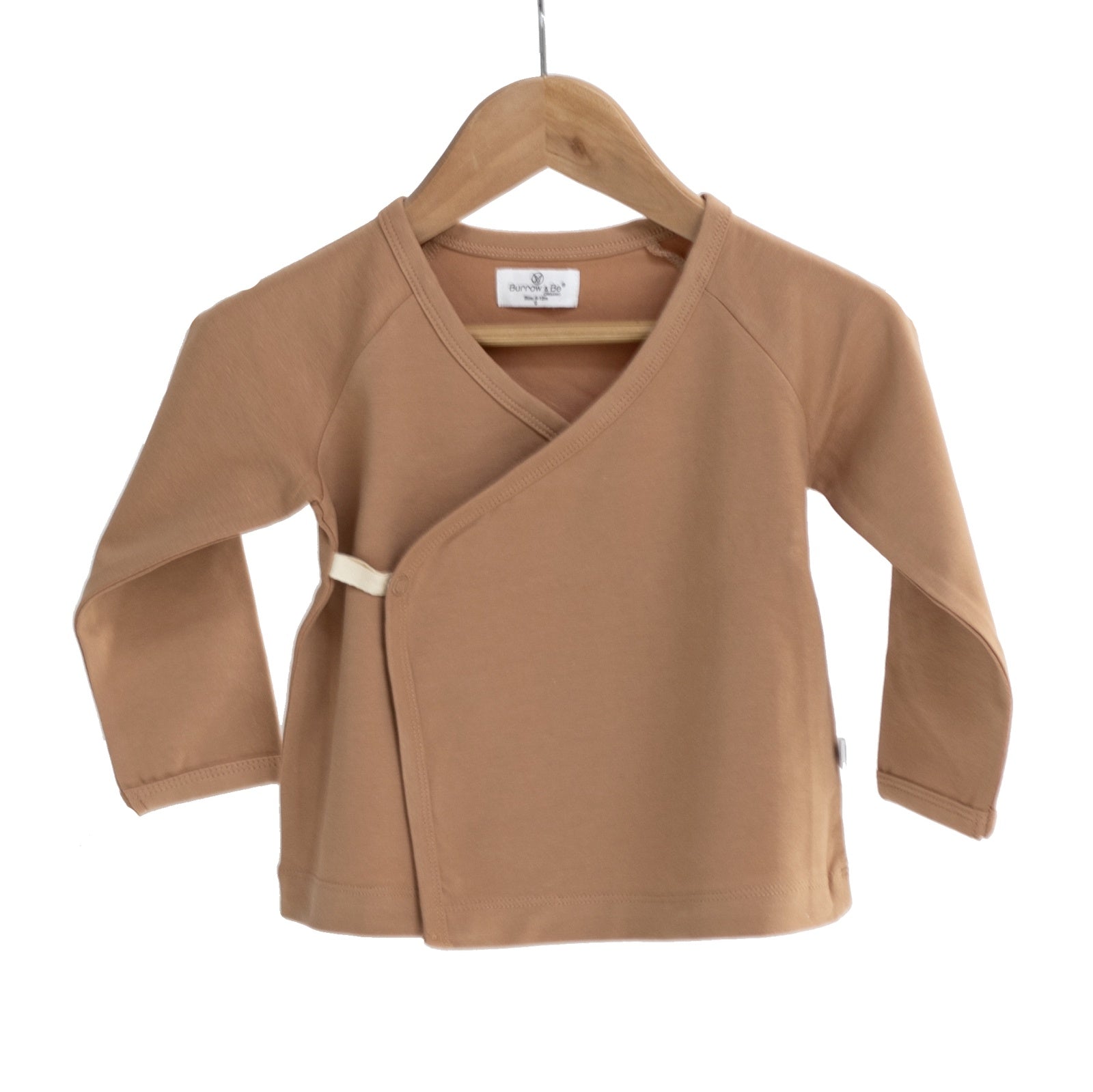 Essentials Kimono Top - Tawny Brown – Baby Eden NZ