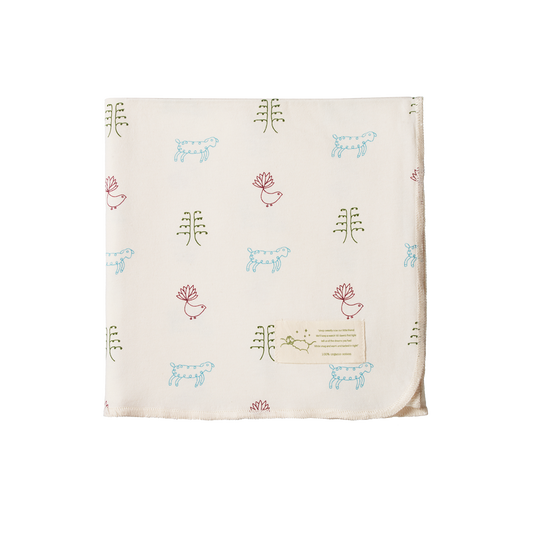 Cotton Wrap - Nature Baby Print