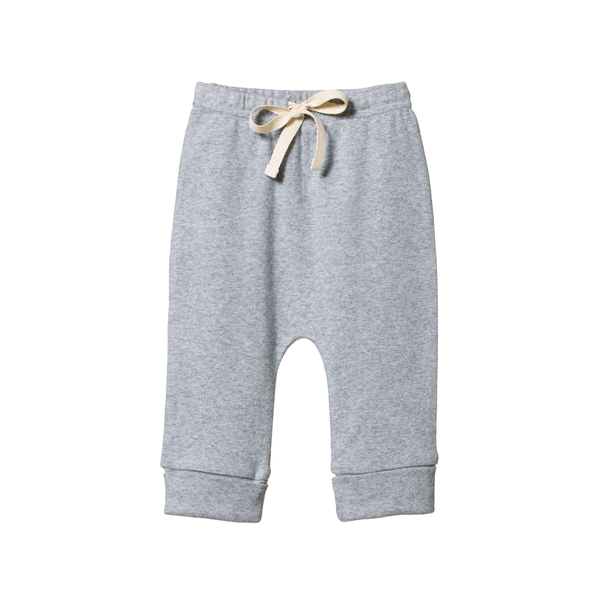 Drawstring pants - grey marle