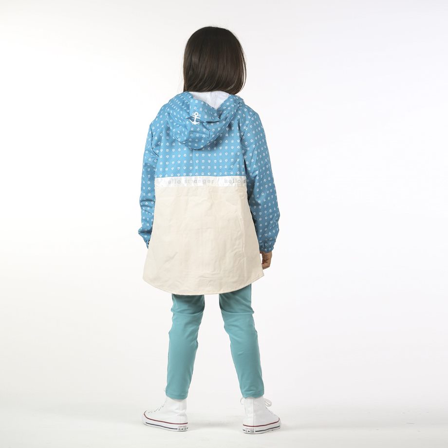 Rainy Days Jacket Marine & Cream