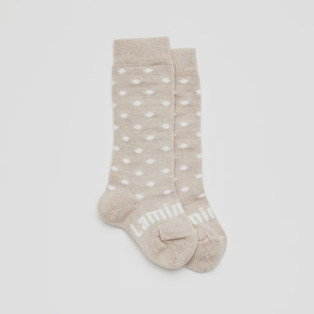 Merino Knee High Socks - Truffle