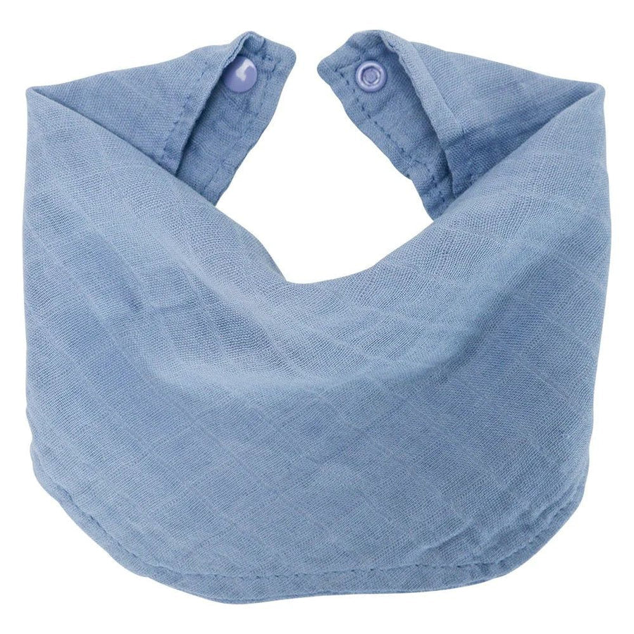 Muslin Bib/Burping Cloth Blue