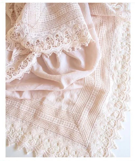 Heirloom Baby Swaddle - Pink