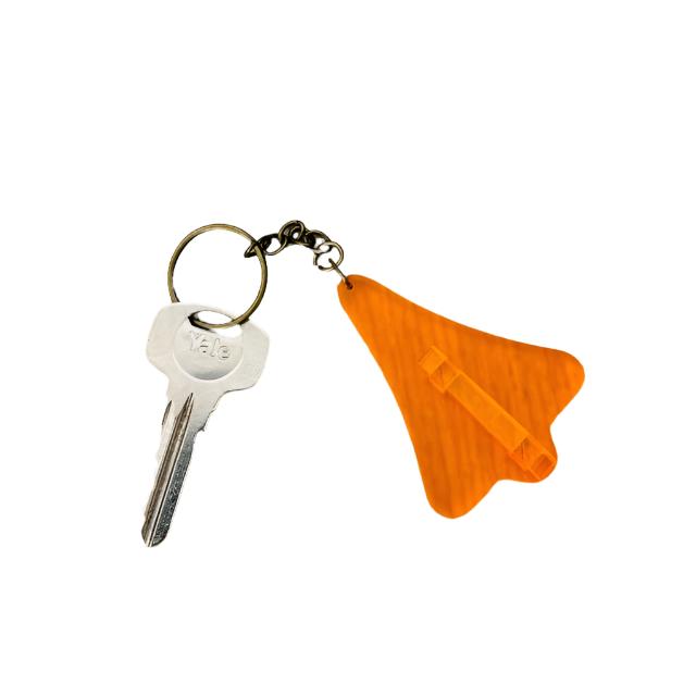 Jet Plane Keyring Orange