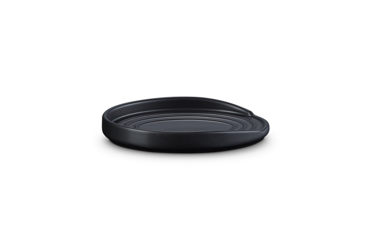 Oval Spoon Rest Satin Black