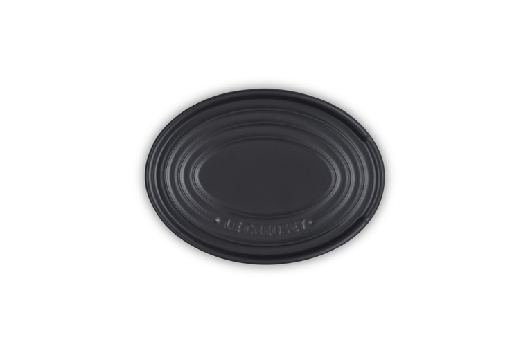 Oval Spoon Rest Satin Black