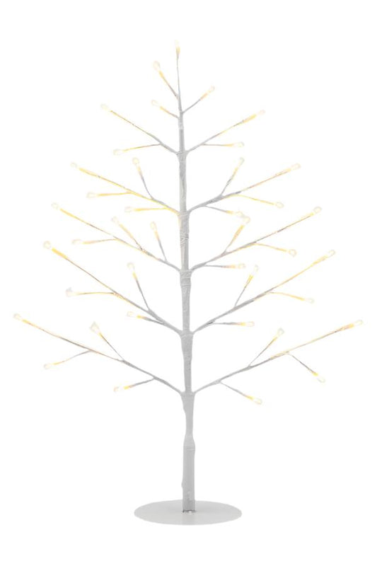 Small LED Flat Tree 90cm White