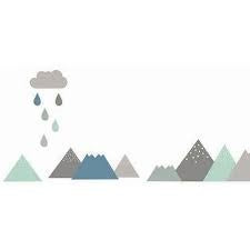 Mini Decals Climb Mountain Blue