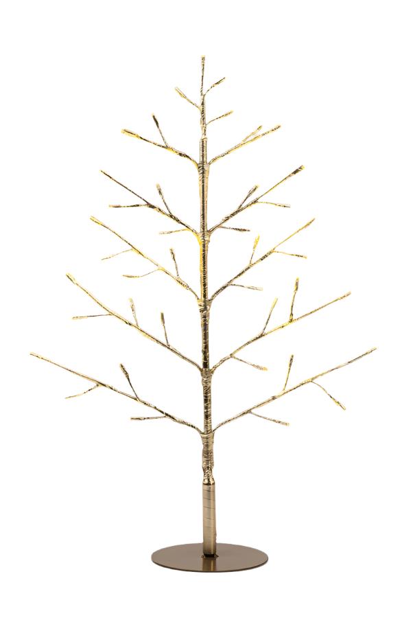 Small LED Flat Tree 90cm Champagne