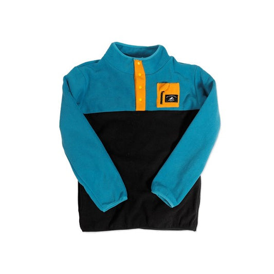 Boys Adventure Fleece - Teal Black