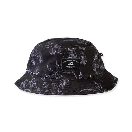 Bucket Hat -Black Palms