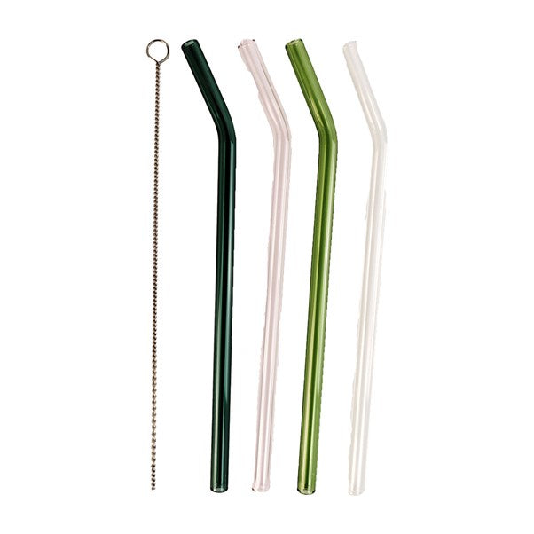 Bebe Glass Straws Colourful 20cm