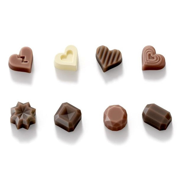 Zoku Chocolate Heart & Gem Mold Set2