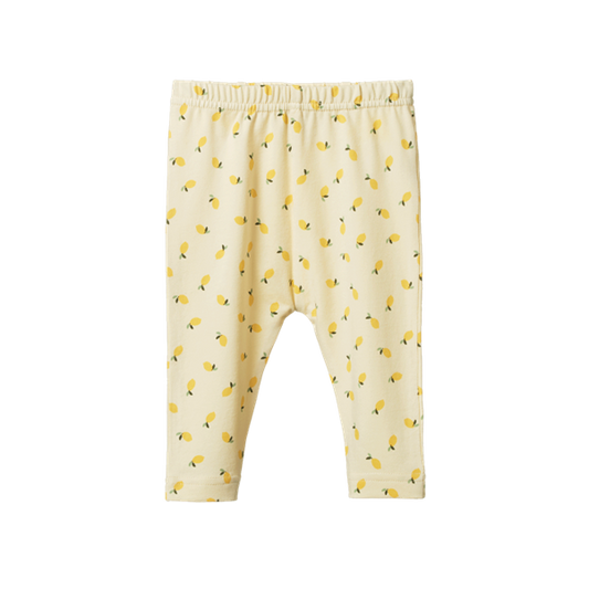 Leggings - Petite Lemon Cream Print