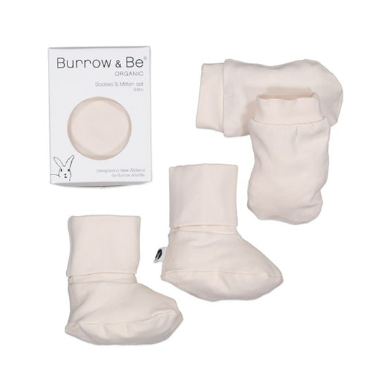 Bootie Mitten Set Almond