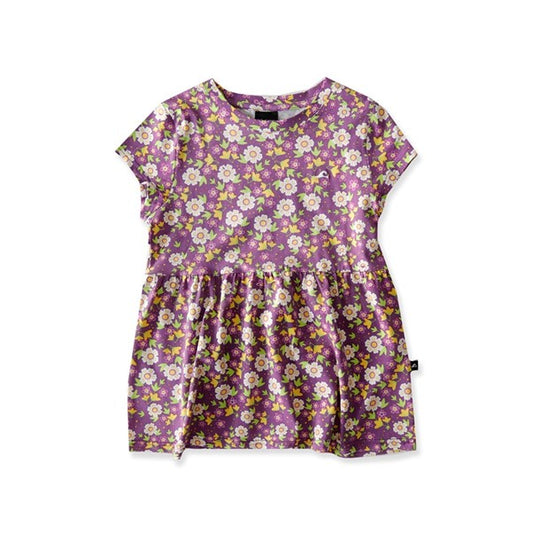 Daze SS Tee - Purple Floral