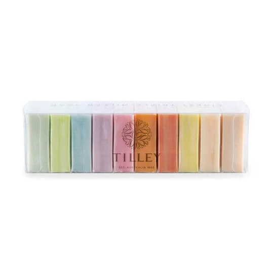 Tilley Soap Marble Rainbow Gift 10x Pack