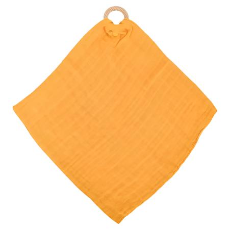 Muslin Security Blanket Mustard