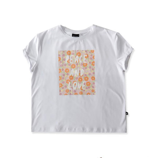 Peace & Love Bailey Tee - White