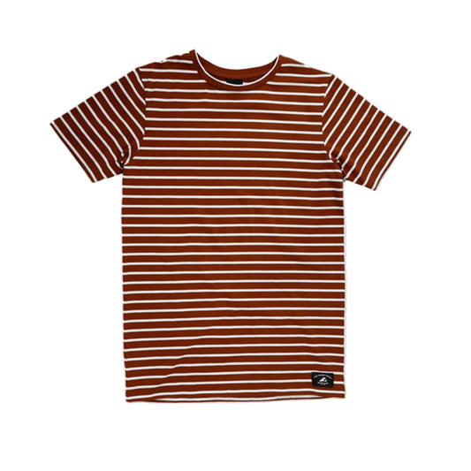 Classics Tee Brown Stripe