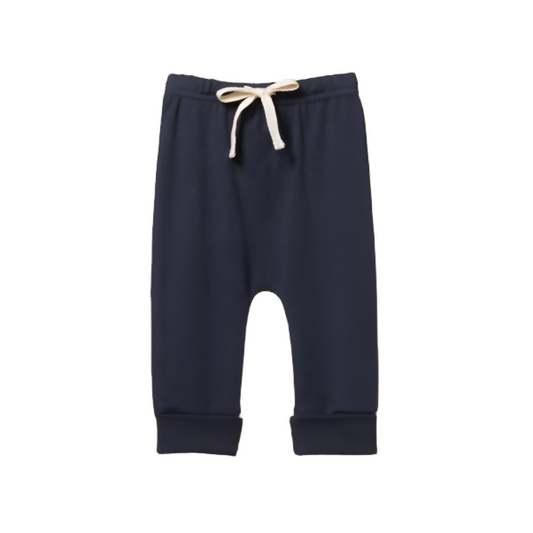 Drawstring Pants Navy 0-3m
