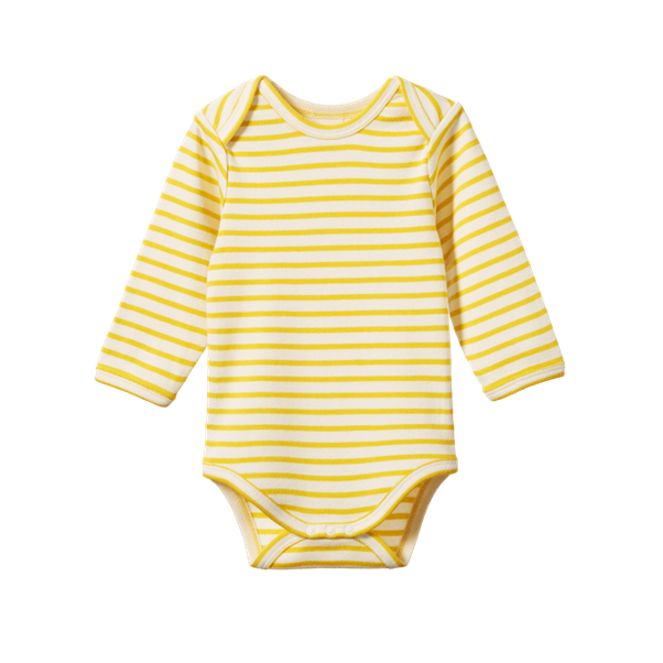 Cotton Long Sleeve Bodysuit - Sunburst Sailor