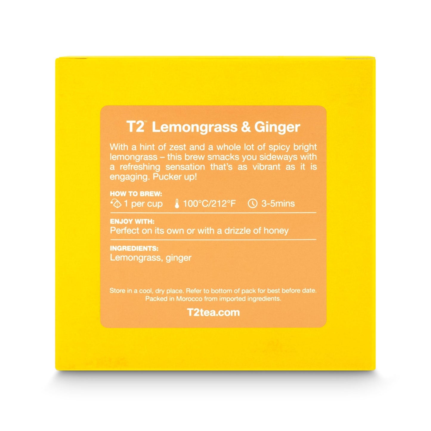 T2 lemongrass/Ginger Bags