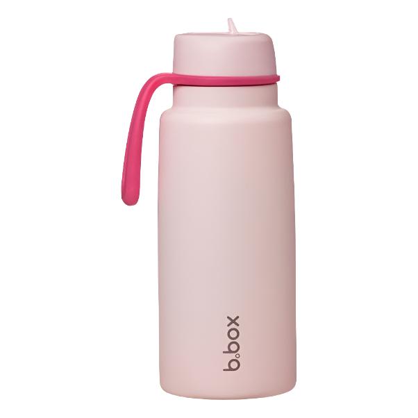 Insulated Flip Top 1L Bottle Pink Paradise