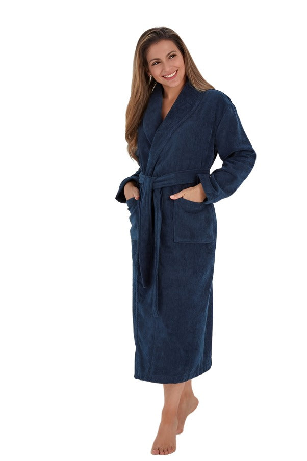 Womens Freya Robe Navy L/XL