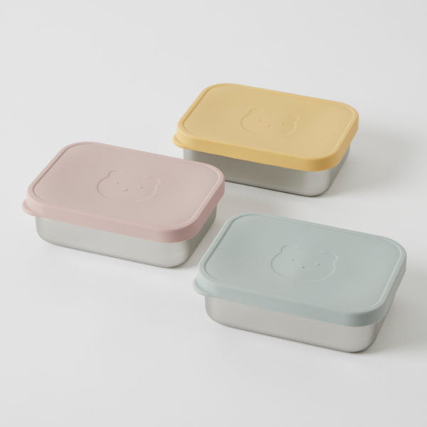 Rune Bento Box with Silicone Lid - Musk