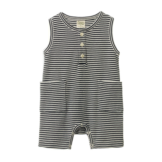 Camper Suit Navy Stripe